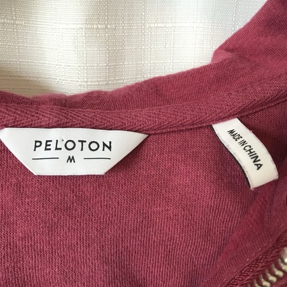 Peloton Women’s medium Magenta Logo full Zip Up Jacket Hoodie - Picture 5 of 10